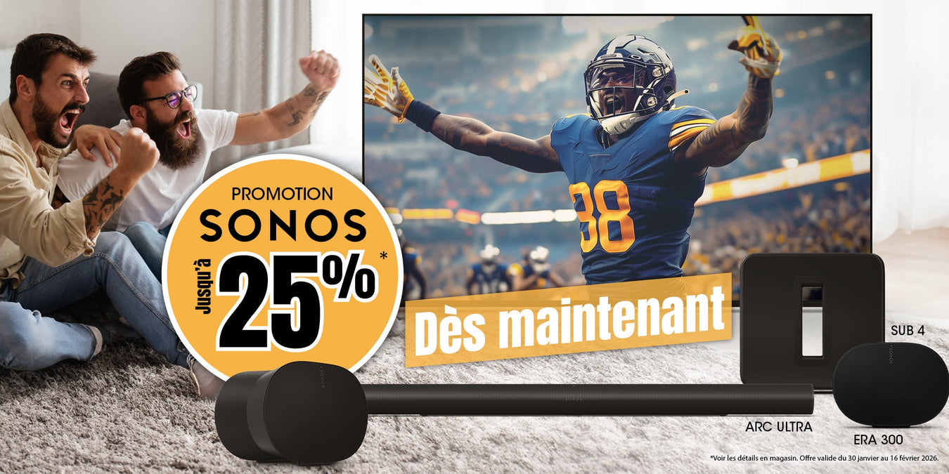 Sonos products on sale for the Super Bowl | SONXPLUS Granby