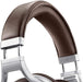 Denon AH-D5200 | Wired circum-aural headset - Zebrawood shells - Aluminium structure - High-end - Lightweight - Brown-SONXPLUS Granby