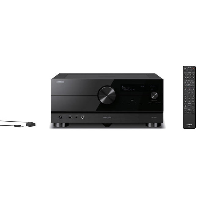 Yamaha RXA4A | 7.2 Home Theater AV Receiver - Aventage Series - HDMI 8K - MusicCast - HDR10+ - 100W at 7.2 channels - Zone 2 - Black-SONXPLUS Granby