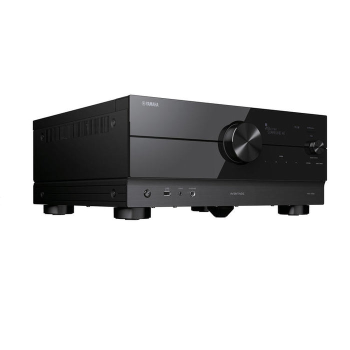 Yamaha RXA4A | 7.2 Home Theater AV Receiver - Aventage Series - HDMI 8K - MusicCast - HDR10+ - 100W at 7.2 channels - Zone 2 - Black-SONXPLUS Granby