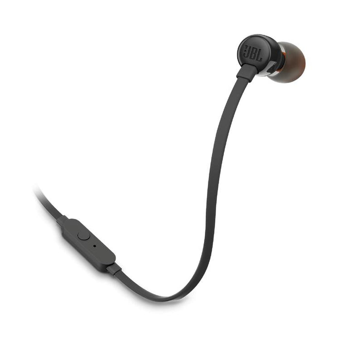 JBL Tune 110 | Wired in-ear headphones - With 1-button remote control - Microphone - Black-SONXPLUS Granby