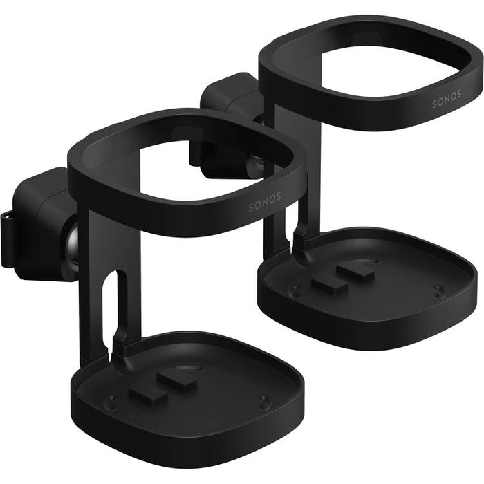 Sonos S1WMPWW1BLK | Wall Bracket for One and One SL Speakers - Black - Pair-SONXPLUS Granby