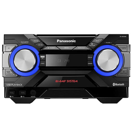 Panasonic SC-AKX640K | Chaîne Stéréo CD - Bluetooth - AIRQUAKE BASS - Bi-Amp - DJ Jukebox - Éclairage LED multicolore-SONXPLUS Granby