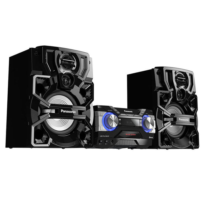 Panasonic SC-AKX640K | CD Stereo System - Bluetooth - AIRQUAKE BASS - Bi-Amp - DJ Jukebox - Multicolor LED Lighting-SONXPLUS Granby