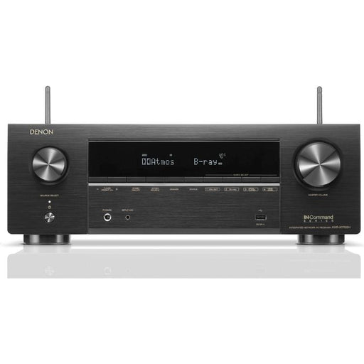 Denon AVRX1700H | Récepteur AV 7.2 canaux - Cinéma maison - Audio 3D - 8K - HEOS - 80 W / Canal - Noir-SONXPLUS Granby