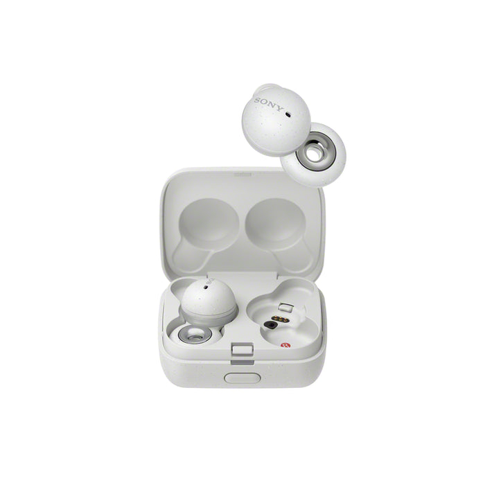 Sony WF-L900 | In-ear headphones - LinkBuds - 100% Wireless - Bluetooth - Microphone - Adaptive control - Up to 17.5 hours battery life - White-SONXPLUS Granby