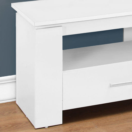 Monarch Specialties I 2601 | TV stand - 48" - 2 Storage drawers - White-SONXPLUS Granby