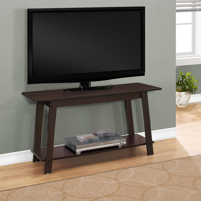 Monarch Specialties I 2735 | TV Stand - 42" - Espresso-SONXPLUS Granby