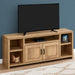 Monarch Specialties I 2744 | Meuble TV - 60" - Imitation bois - Pin d'or-SONXPLUS Granby