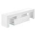 Monarch Specialties I 3548 | TV stand - 63" - Tempered glass - Glossy white-SONXPLUS Granby