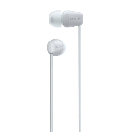 Sony WI-C100 | In-ear headphones - Wireless - Bluetooth - Around the neck - Microphone - IPX4 - White-SONXPLUS Granby