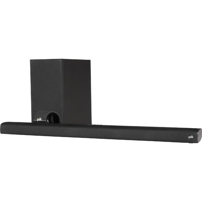 Polk Signa S2 | Barre de son universelle - Avec Caisson de graves sans fil - Bluetooth - Expérience de Cinéma Maison - Voice Adjust - HDMI - Noir-SONXPLUS Granby