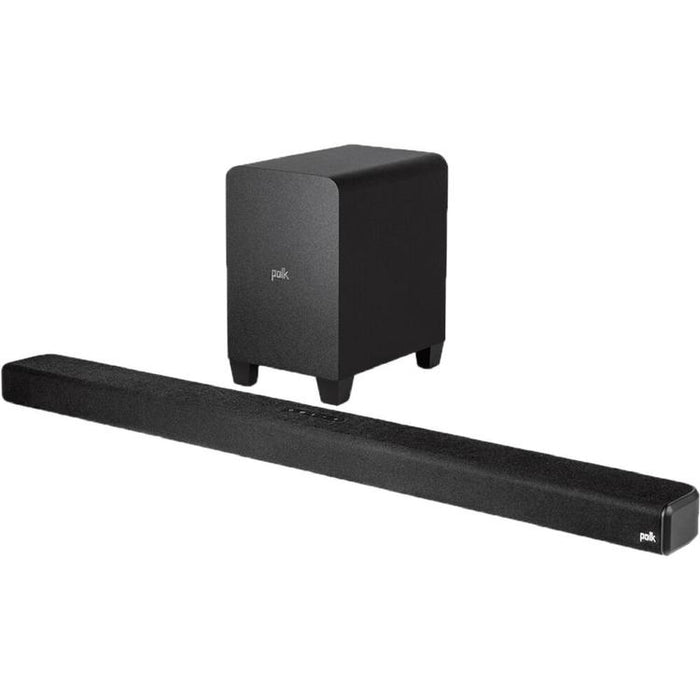 Polk Signa S4 | Barre de son 3.1.2 Certifié Dolby Atmos - Avec Caisson de graves sans fil - Bluetooth - Expérience de Cinéma Maison - Voice Adjust - Noir-SONXPLUS Granby