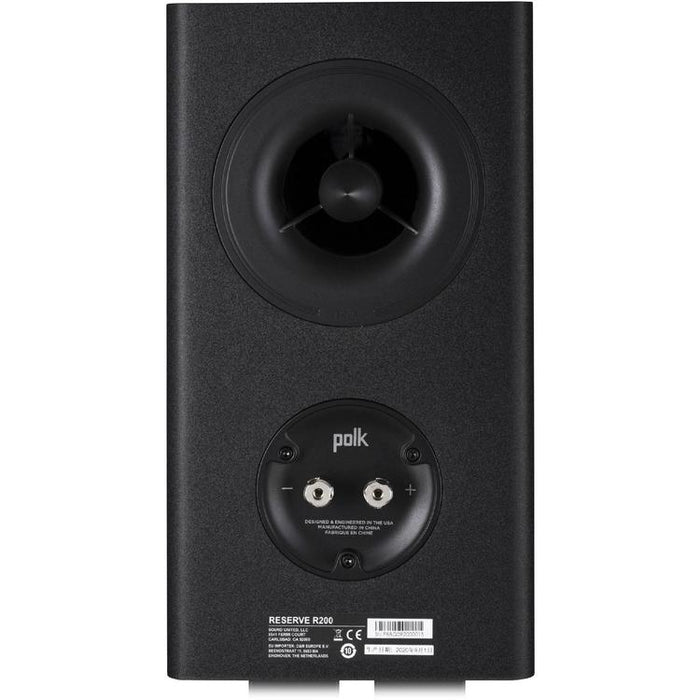 Polk Reserve R200 | Bookshelf Speakers - Excellent home theater detail - Black - Pair-SONXPLUS Granby