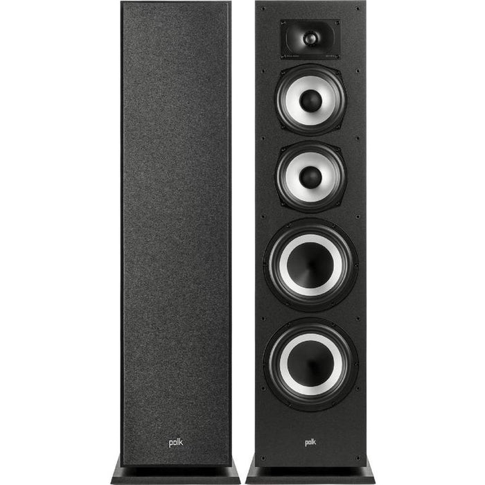 Polk Monitor XT70 | Haut-parleurs de plancher - Tour - Certifié Hi-Res Audio - Noir - Paire-SONXPLUS Granby