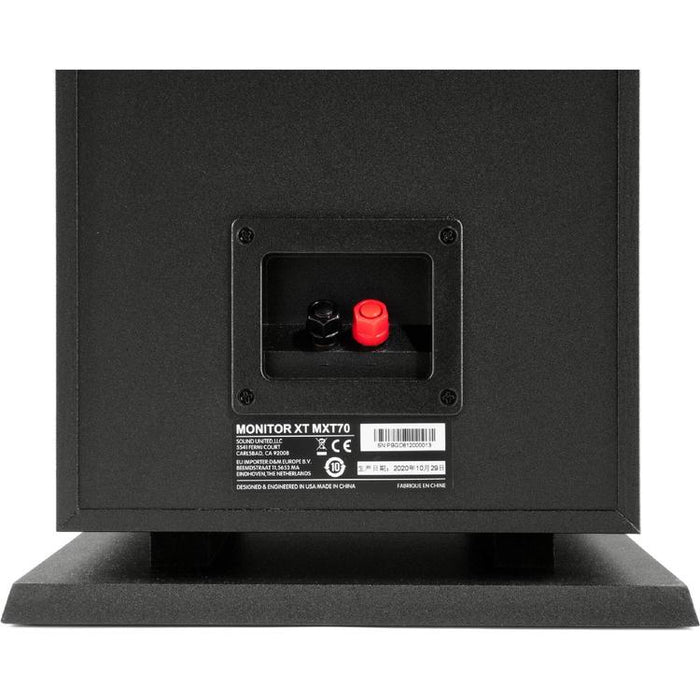 Polk Monitor XT70 | Haut-parleurs de plancher - Tour - Certifié Hi-Res Audio - Noir - Paire-SONXPLUS Granby