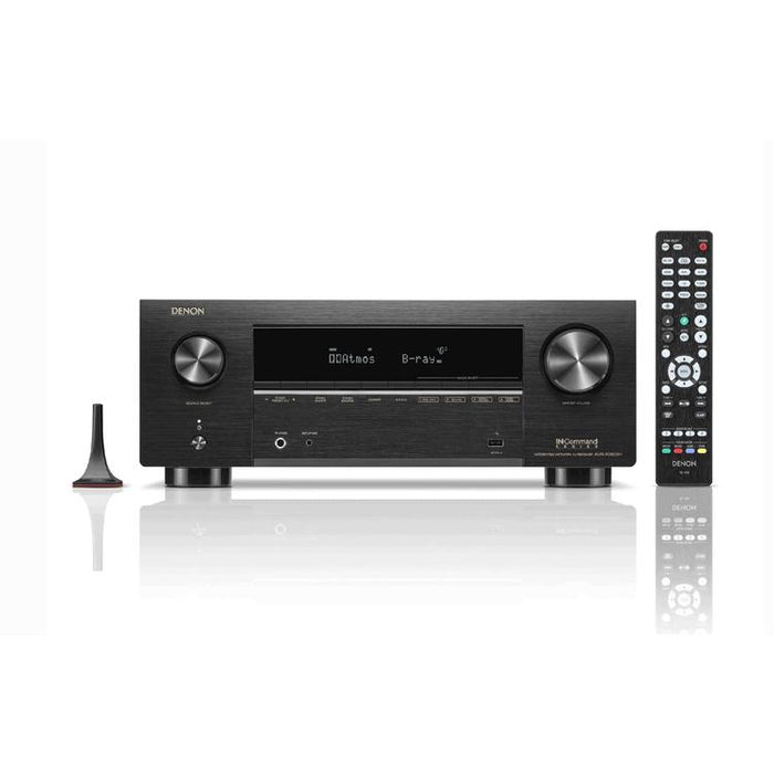 Denon AVRX3800H | AV receiver - 9 amplification channels - Home theater - Auro 3D - 8K - HEOS - Black-SONXPLUS Granby