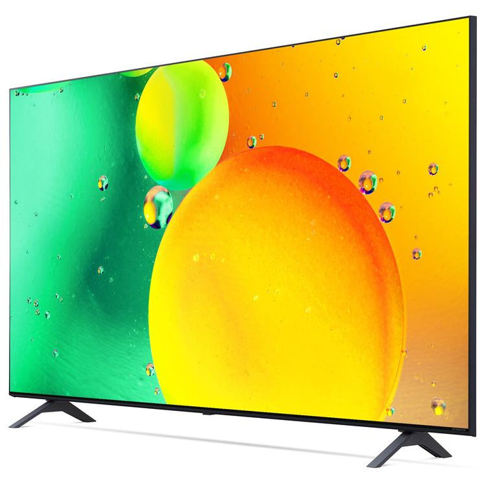 LG 75NANO75UQA | Téléviseur intelligent 75" NanoCell 4K - DEL - Série Nano75 - HDR - Processeur IA a5 Gen5 4K - Noir-SONXPLUS Granby