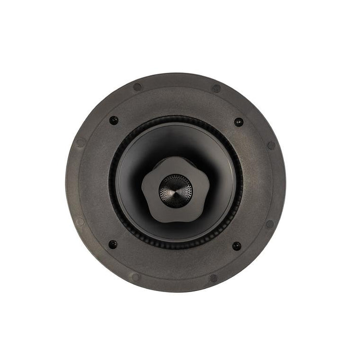 Paradigm CI Elite E65-R V2 | 6-1/2" Flush Mount Loudspeaker - Ceiling Mount - SHOCK-MOUNT - Black - White surface ready to paint - Unit-SONXPLUS Granby