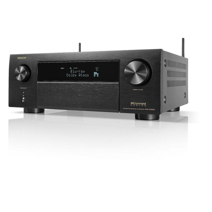 Denon AVRX4800H | 9.4 channel AV receiver - 8K - Auro 3D - Home theater - HEOS - Black-SONXPLUS Granby