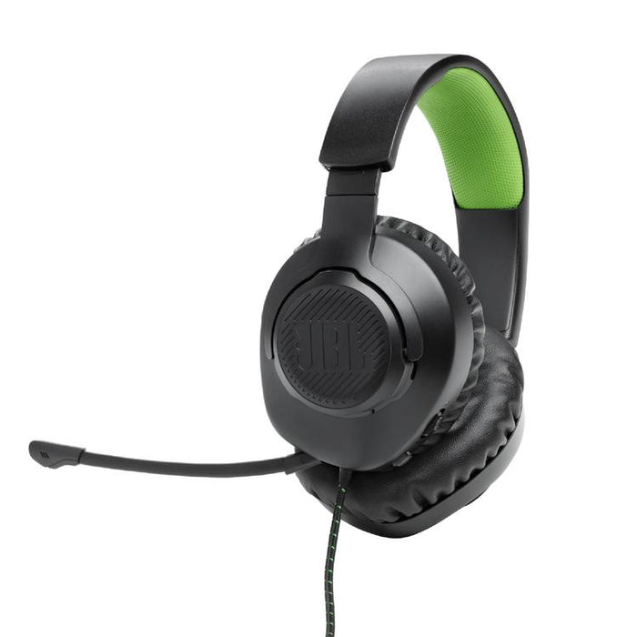 JBL Quantum 100X | Casque de jeu filaire circum-auriculaire - Pour Console X-box - Noir/Vert-SONXPLUS Granby