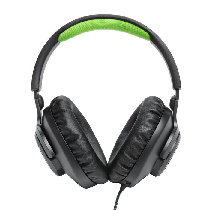 JBL Quantum 100X | Casque de jeu filaire circum-auriculaire - Pour Console X-box - Noir/Vert-SONXPLUS Granby