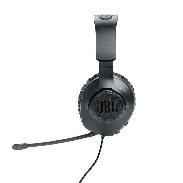 JBL Quantum 100X | Casque de jeu filaire circum-auriculaire - Pour Console X-box - Noir/Vert-SONXPLUS Granby