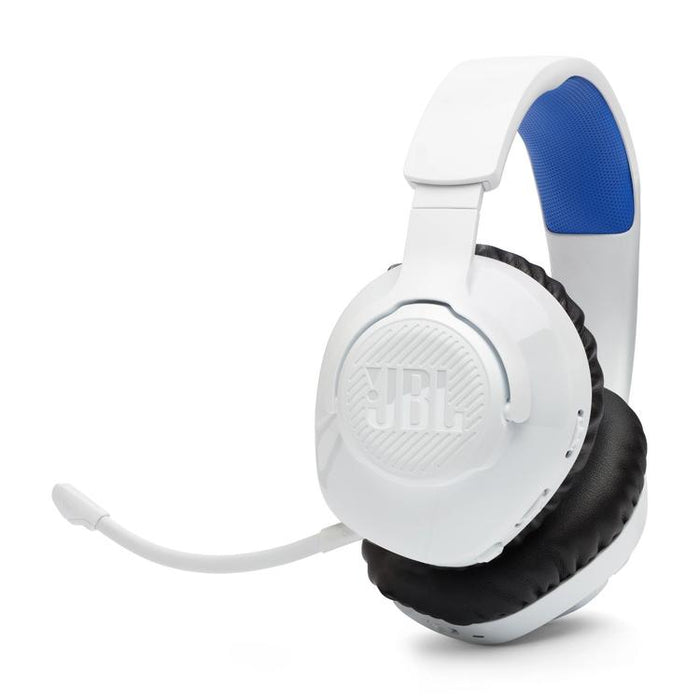 JBL Quantum 360P | Around-ear gaming headphones - Wireless - For Playstation Console - White/Blue-SONXPLUS Granby