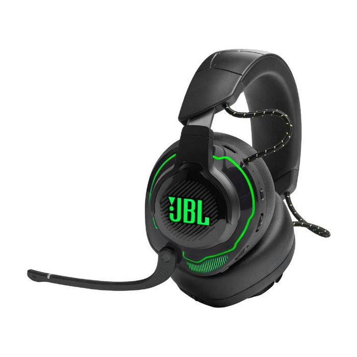 JBL Quantum 910X | Pro circumaural gaming headset - Wireless - For X-box Console - RGB lighting - Noise reduction - Black/Green-SONXPLUS Granby