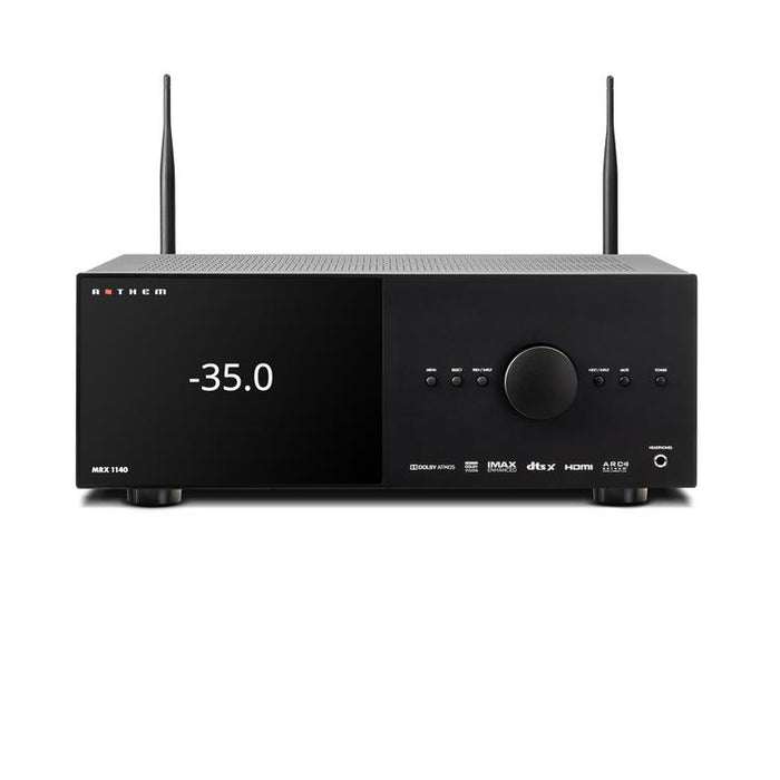 Anthem MRX 1140 8K | Home theater receiver - 15.2 channel Preamplifier and 11 channel Amplifier - 140 W - Black-SONXPLUS Granby