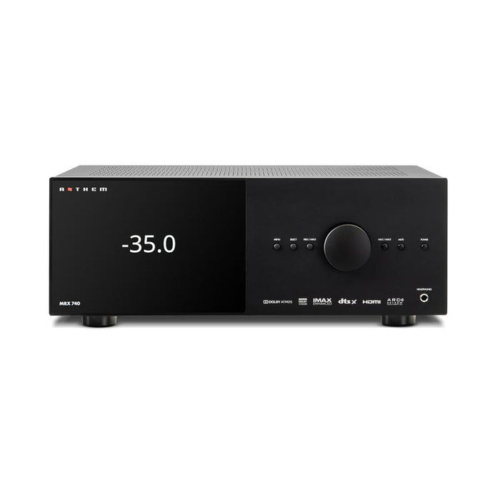 Anthem MRX 740 8K | Home Theater Receiver - 11.2 Channel Preamplifier and 7 Channel Amplifier - 140 W - Black-SONXPLUS Granby