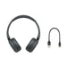 Sony WHCH520 | On-ear headphones - Wireless - Bluetooth - Up to 50 hours battery life - Black-SONXPLUS Granby