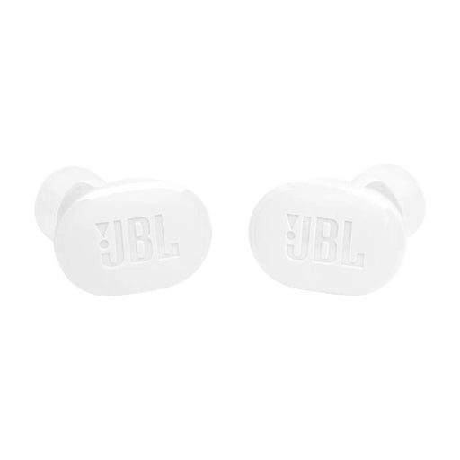 JBL Tune Buds | Écouteurs intra-auriculaires - 100% Sans fil - Bluetooth - Réduction de bruit - 4 microphones - Blanc-SONXPLUS Granby