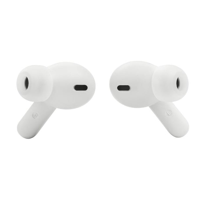 JBL Vibe Beam | In-Ear Headphones - Wireless - Bluetooth - Smart Ambient Technology - White-SONXPLUS Granby