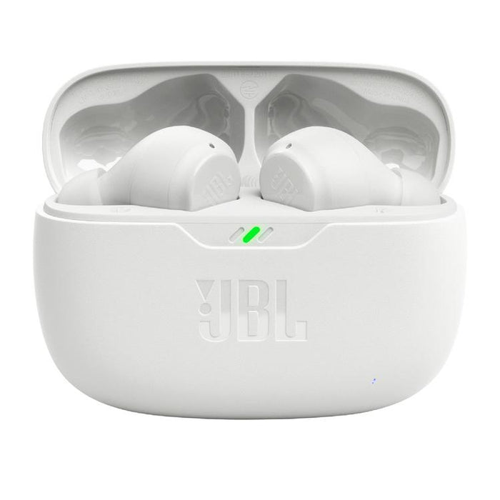 JBL Vibe Beam | In-Ear Headphones - Wireless - Bluetooth - Smart Ambient Technology - White-SONXPLUS Granby