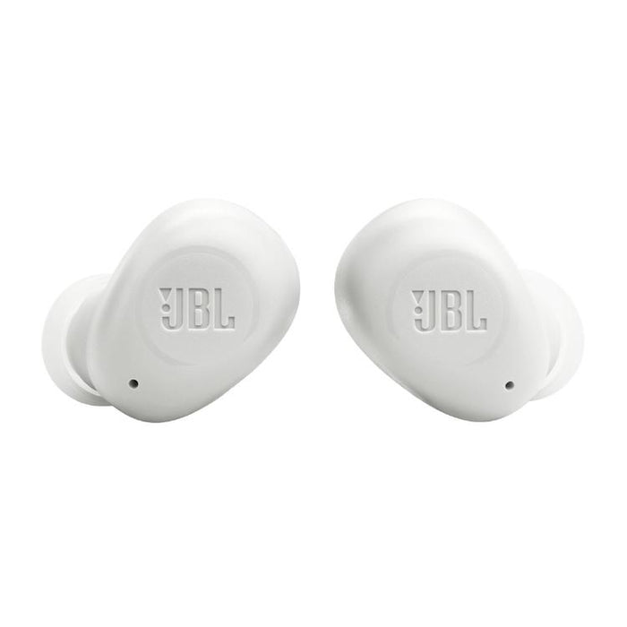 JBL Vibe Buds | Écouteurs intra-auriculaires - Sans fil - Bluetooth - Technologie Smart Ambient - Blanc-SONXPLUS Granby