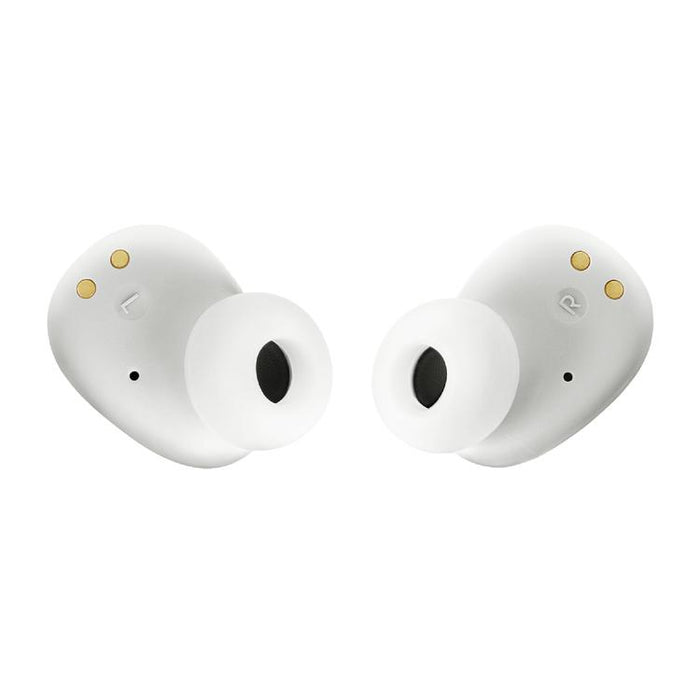 JBL Vibe Buds | In-Ear Headphones - Wireless - Bluetooth - Smart Ambient Technology - White-SONXPLUS Granby