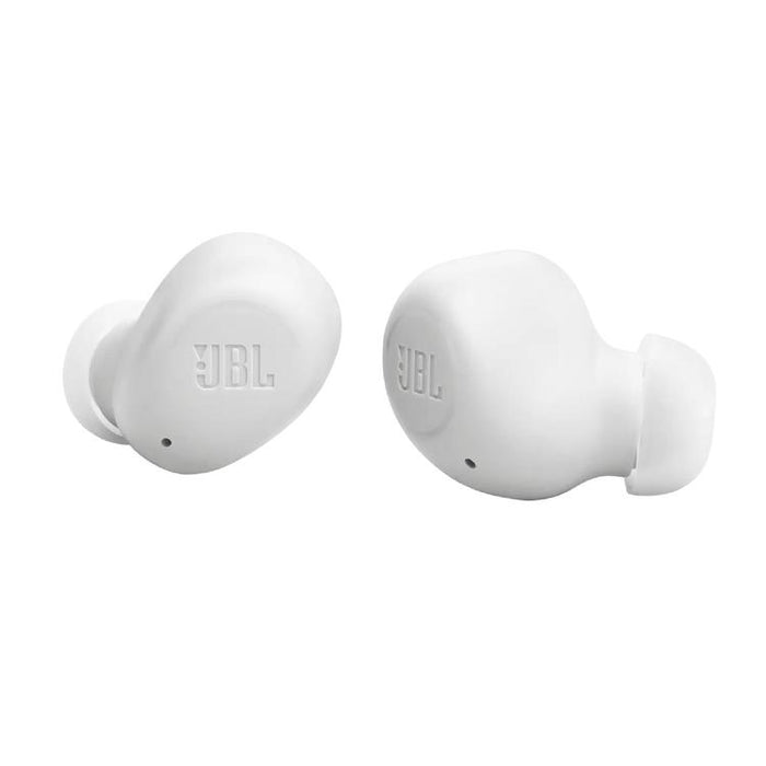 JBL Vibe Buds | Écouteurs intra-auriculaires - Sans fil - Bluetooth - Technologie Smart Ambient - Blanc-SONXPLUS Granby