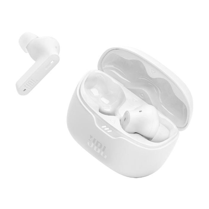 JBL Tune Beam | In-Ear Headphones - 100% Wireless - Bluetooth - Smart Ambient - Stick-open Design - White-SONXPLUS Granby