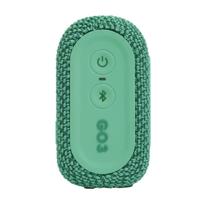 JBL Go 3 Eco | Mini Haut-parleur - Ultra-portable - Bluetooth - IP67 - Vert-SONXPLUS Granby