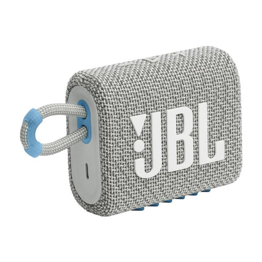 JBL Go 3 Eco | Mini Speaker - Ultra-portable - Bluetooth - IP67 - White-SONXPLUS Granby