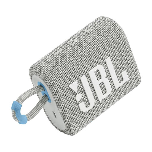 JBL Go 3 Eco | Mini Haut-parleur - Ultra-portable - Bluetooth - IP67 - Blanc-SONXPLUS Granby