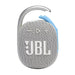 JBL Clip 4 Eco | Haut-parleur - Ultra-portable - Étanche - Bluetooth - Mousqueton intégré - Blanc-SONXPLUS Granby