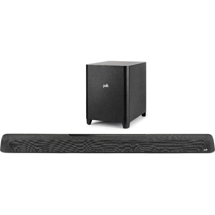 Polk MagniFi MAX AX | 5.1.2 Home Theater System - Max Soundbar - 1 Wireless 10" Subwoofer - Black-SONXPLUS Granby