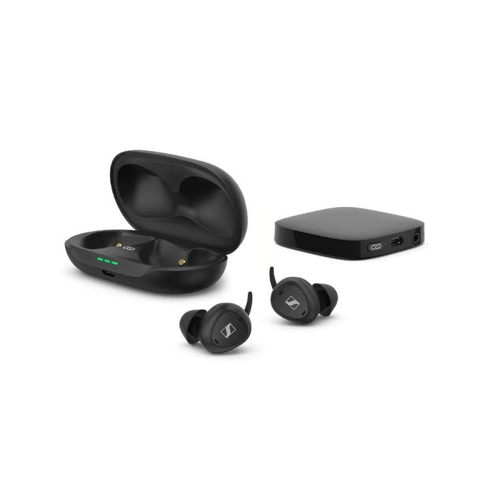 Sennheiser TV Clear Set | In-Ear Headphones - Wireless - Bluetooth - TV Connector - Black-SONXPLUS Granby