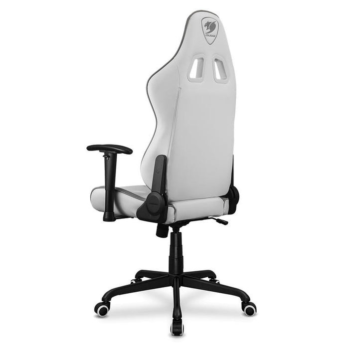 Cougar Armor Elite 300114 | Play chair - Ergonomic and adjustable - PVC Leather - White-SONXPLUS Granby