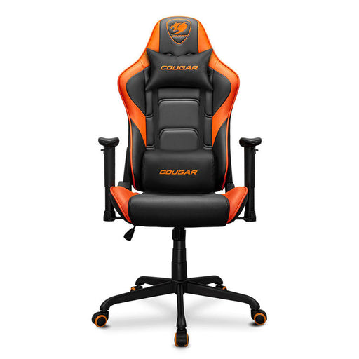 Cougar Armor Elite 300112 | Play chair - Ergonomic and adjustable - PVC Leather - Orange-SONXPLUS Granby