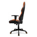 Cougar Armor Elite 300112 | Play chair - Ergonomic and adjustable - PVC Leather - Orange-SONXPLUS Granby