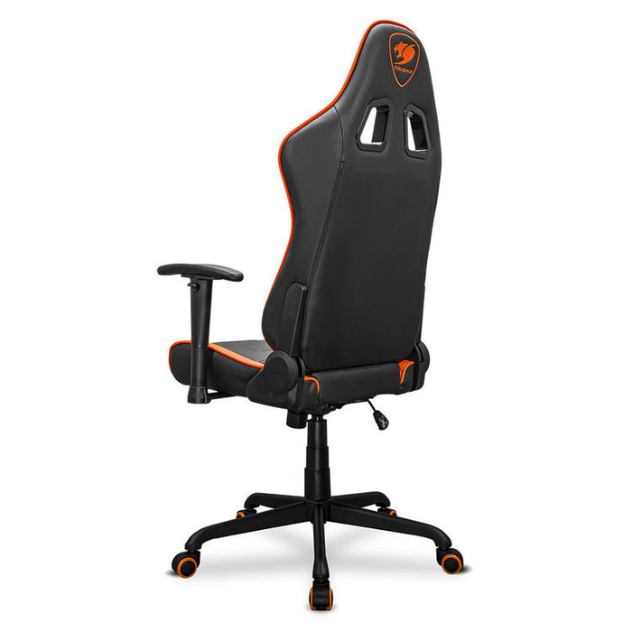 Cougar Armor Elite 300112 | Play chair - Ergonomic and adjustable - PVC Leather - Orange-SONXPLUS Granby