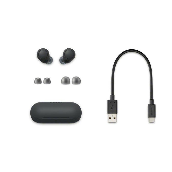 Sony WF-C700N | Wireless earphones - Microphone - In-ear - Bluetooth - Active noise reduction - Black-SONXPLUS Granby